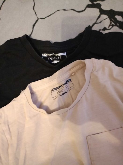 T-shirt chłopiec 2 szt. rozmiar 122