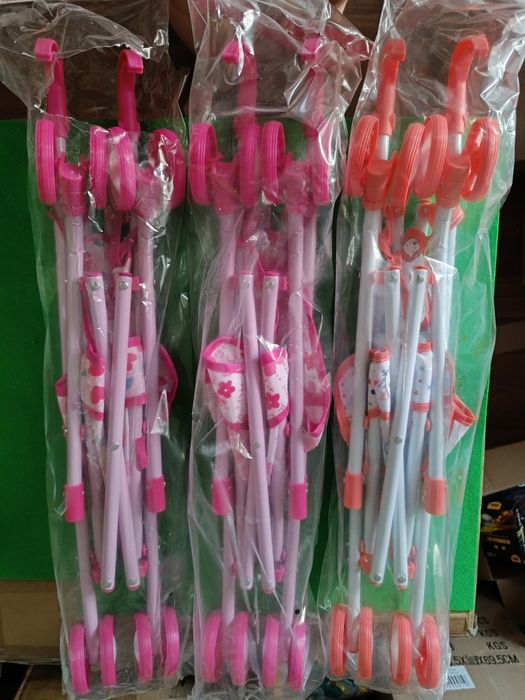 Дитячий візочок коляска дитяча для ляльки пупса тростина трость