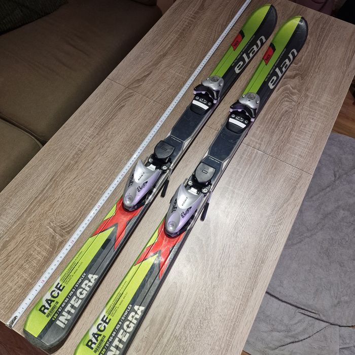 Narty dziecięce Elan Race Integra Jr 120 cm + wiązania EL 4.5
