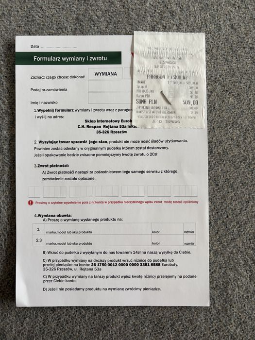 Na sprzedaż – nowe botki