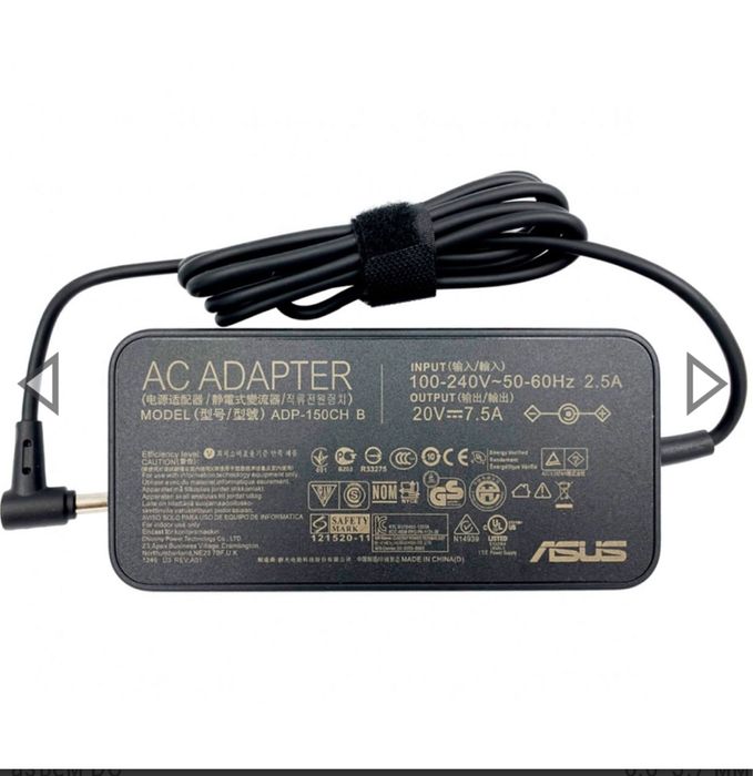 Зарядка для игрового ноутбука asus 150w