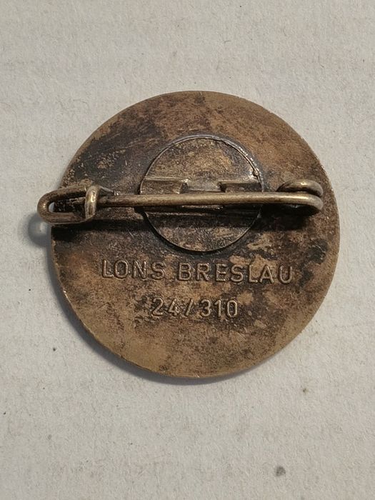 Militaria Trincheira PIN de associação dos policias alemães  de Munique 1937