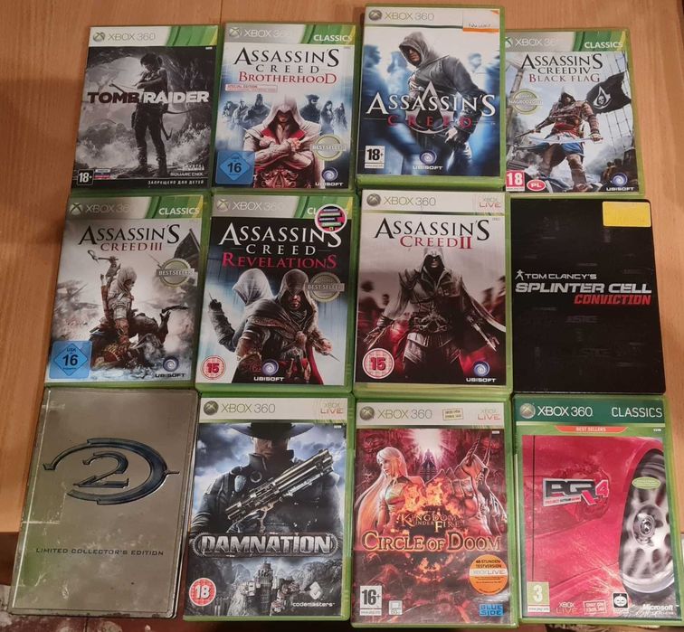 Колекція Дисків xbox 360 ікс бокс 360 з мануалами