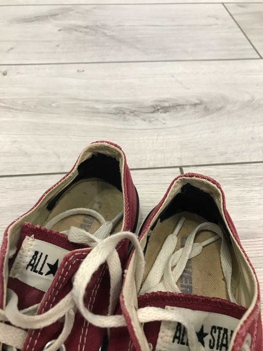 Buty Converse All Star bordowe niskie rozm. 37,5