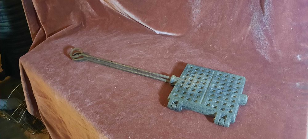 formas para waffles em ferro fundido