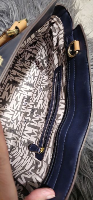 Torba torebka granatowa różowa star Julien McDonald