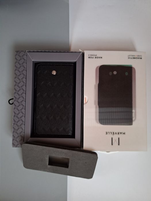 Nowe etui do iPhone x marki im marvelle do telefonu  kolor czarny we w
