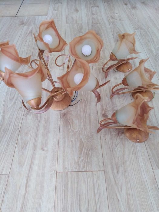 Lampa sufitowa i kinkiety