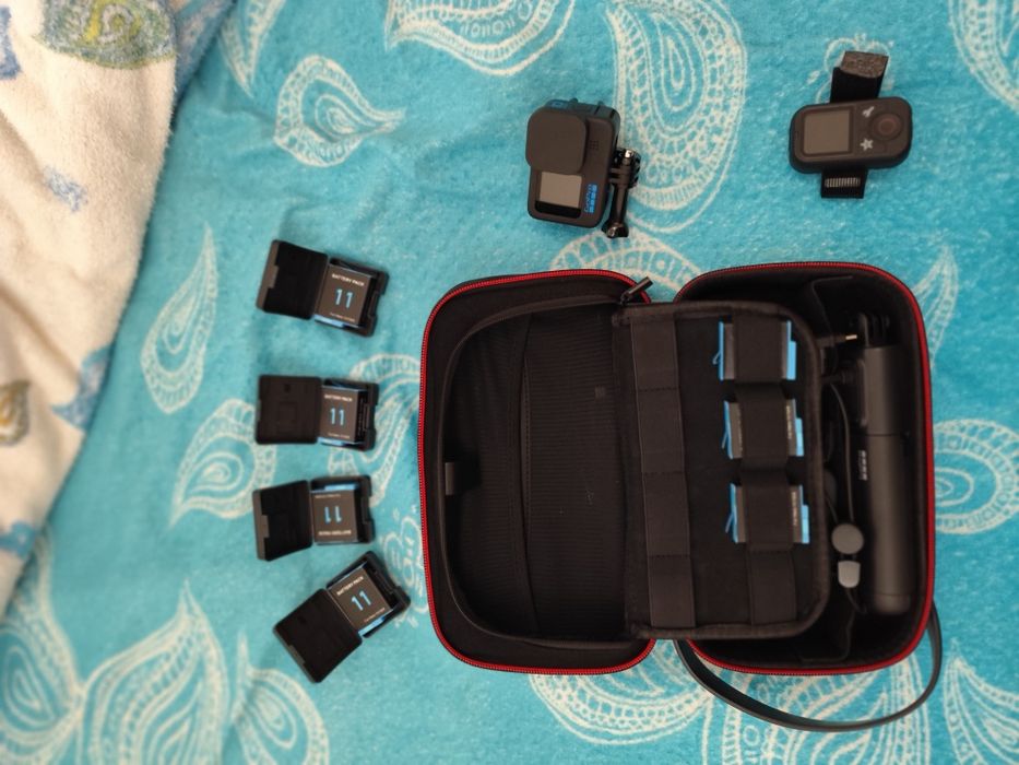 GoPro hero 10 mais baterias e carregador
