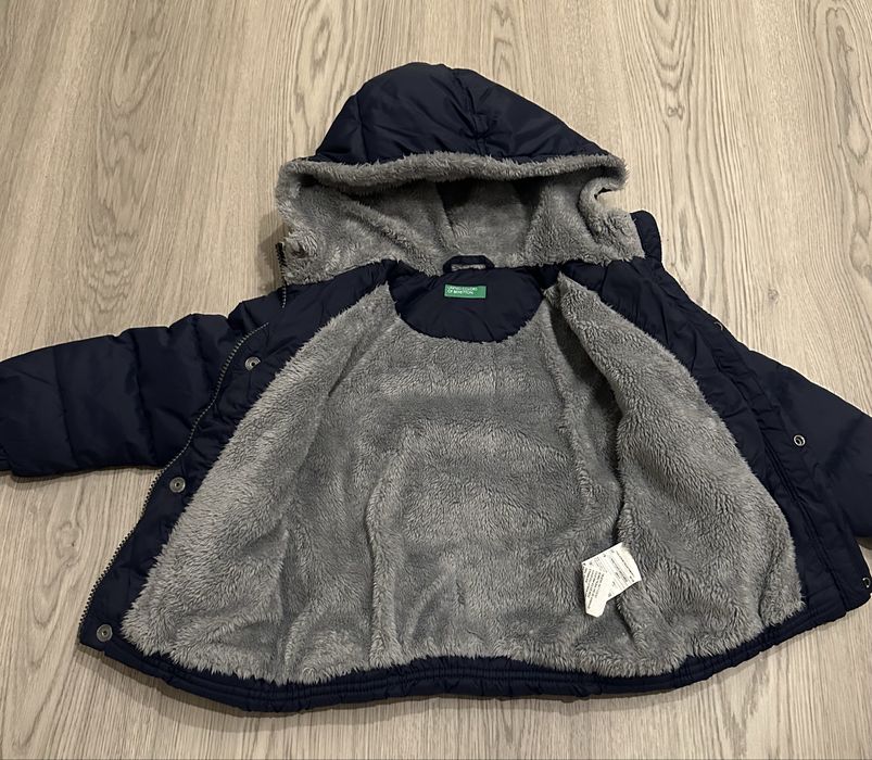 Casaco benetton azul escuro