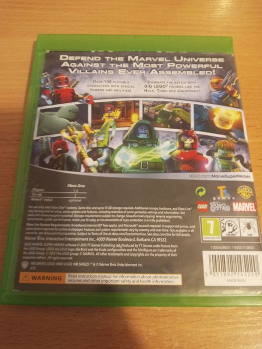 LEGO Marvel Super Heroes gra Xbox One