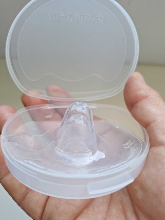 Mamilos silicone marca Medela - tamanho M