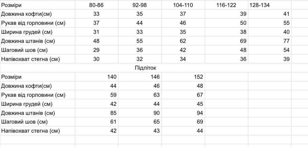 Костюм дитячий спортивний флісовий різні кольори і розміри