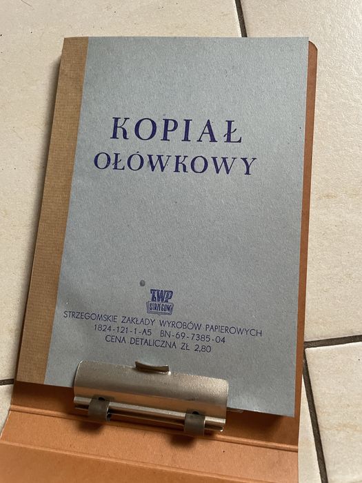 Zestaw papierniczy prl retro nowy