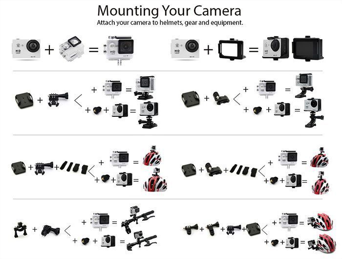 Camara Desportiva Qualidade Ultra HD 4K com WIFI - Novas e Seladas