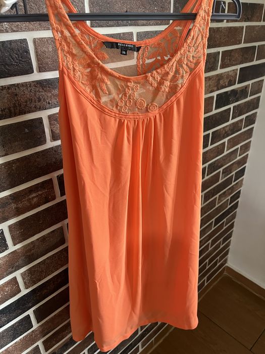 Sukienka tunika pomarańczowa reserved 36