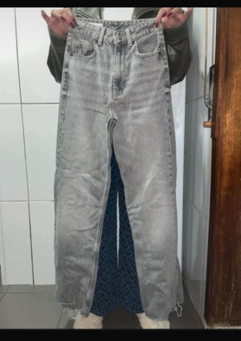 calcas de ganga zara