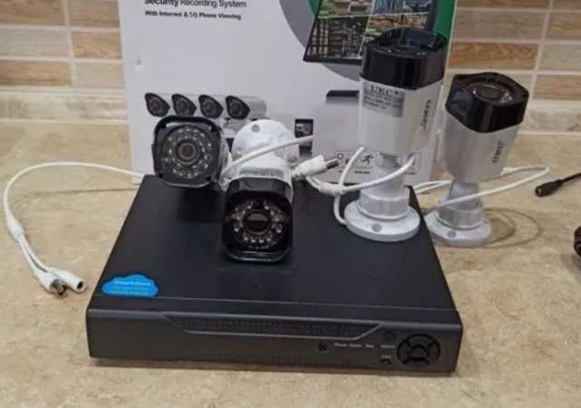 Комплект камер відеоспостереження з реєстратором 4 камери провідний