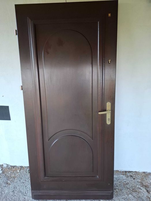 Drzwi zewnętrzne lite drewno 200x90