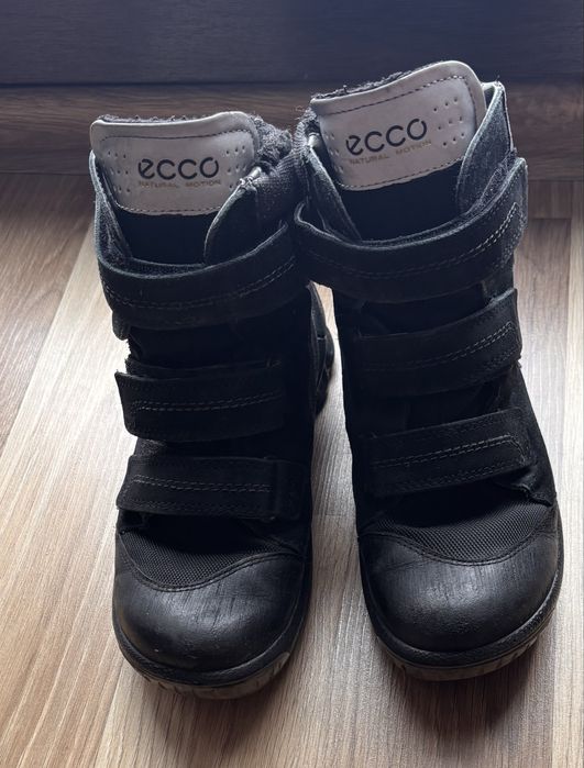 Kozaki, buty  zimowe, chłopięce ecco Gore-Tex 34 czarne
