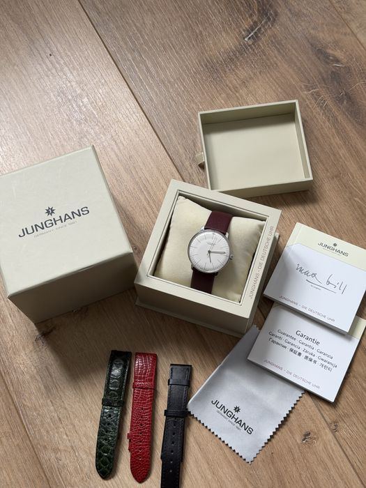 Junghans Max Bill Automatic 2017r komplet