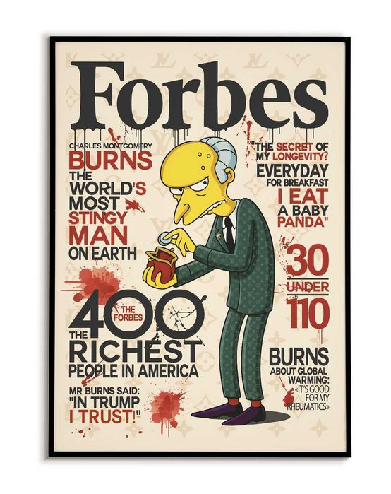 Charles M. Burns, PLAKAT A3 - Simpsonowie, Bart, Lisa - GRATIS