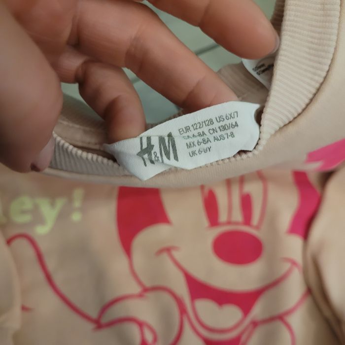 Bluza dziewczęca  minnie h&m rozm 122/128