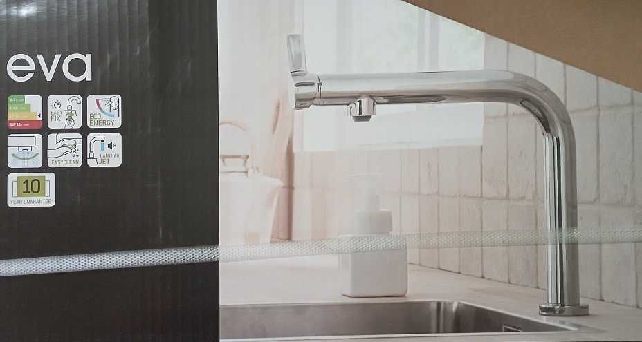 Bateria kuchenna chrom, czarna nowa