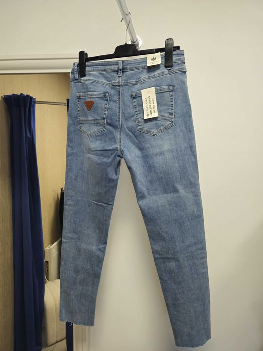 Spodnie jeans rurki L (40), Itaimaska niebieskie !!!