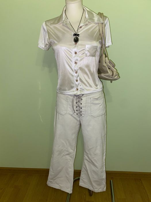 Rybaczki sztruksowe Fishbone S mankament