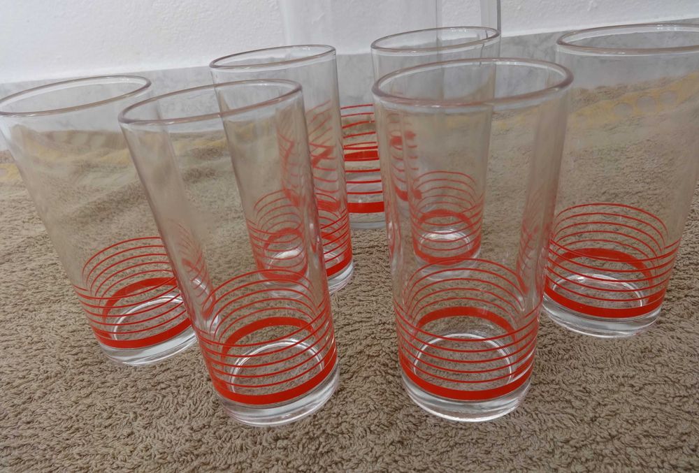 Conjunto Jarro + 6 Copos em Vidro