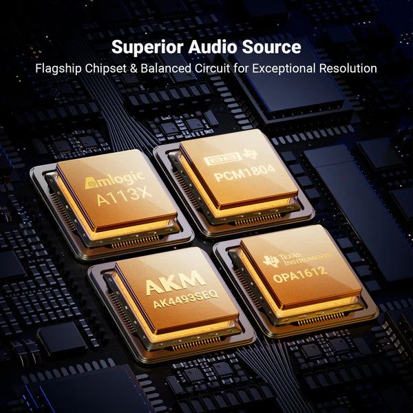 Fosi Audio S3 – streamer z TIDAL Connect, Spotify Connect