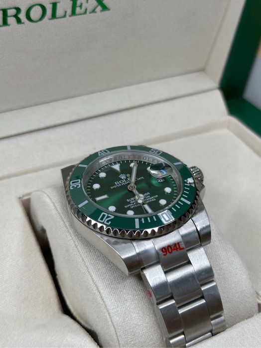 Годинник ролекс rolex submariner date green