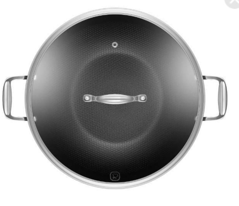 Сковорода вок с крышкой