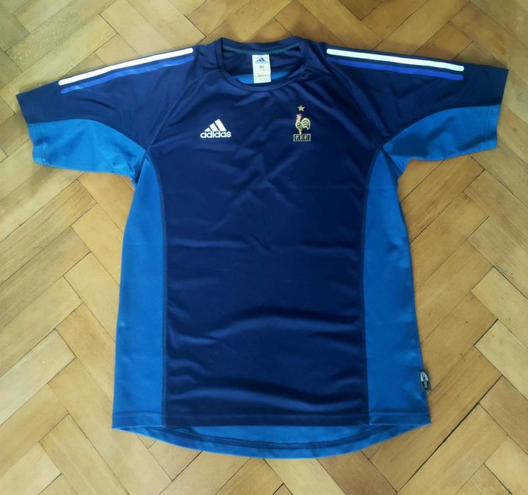 Koszulka piłkarska Vintage Reprezentacji Francji 2002
