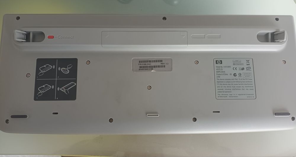 Teclado HP wireless + rato