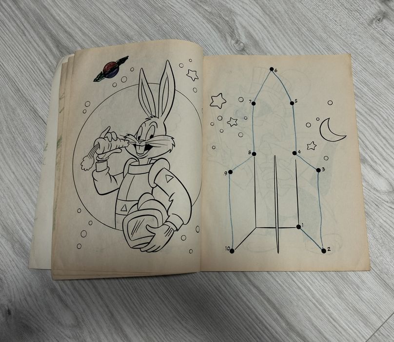 Królik Bugs 1985r kolorowanka