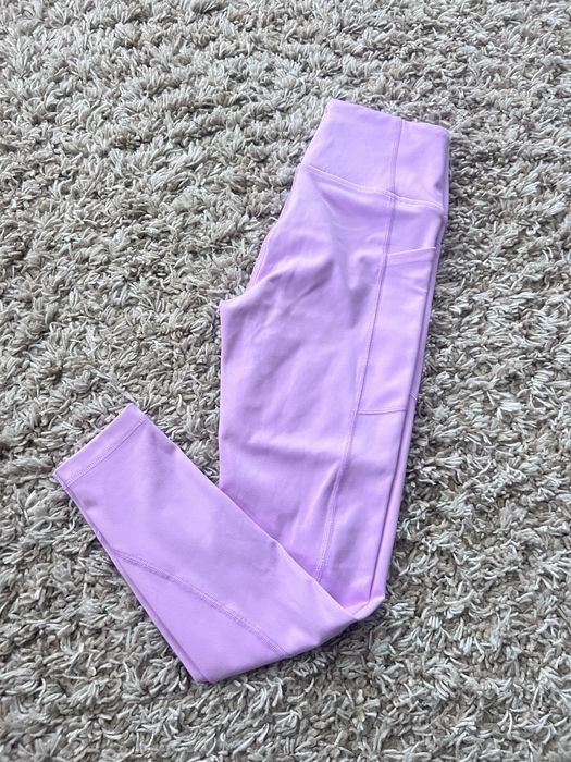 Тренувальні лосіни, легінси  victoria secret лавандового кольору XS-S