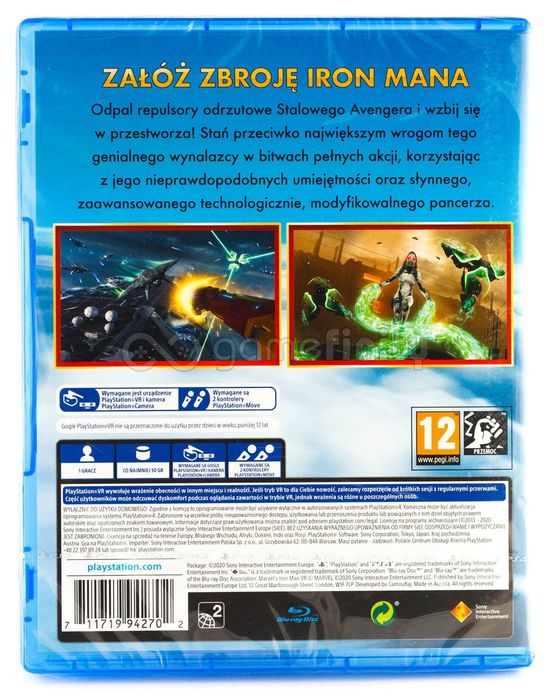 Gra Iron Man na ps4 nowa w Foli