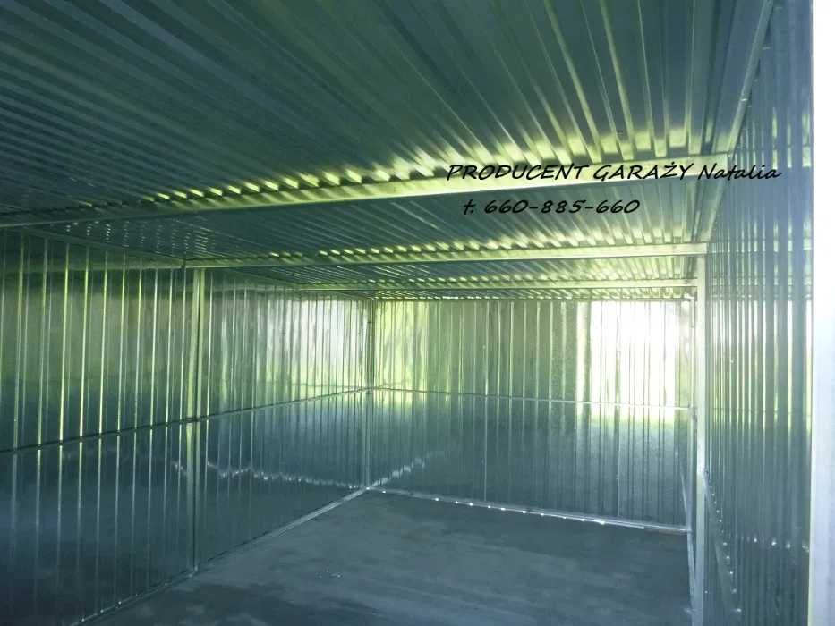 Garaż blaszany 3x5 KONSTRUKCJA OCYNK! Garaże blaszane Cały Kraj SZYBKO