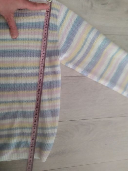 Sweter w paski H & M 158/164