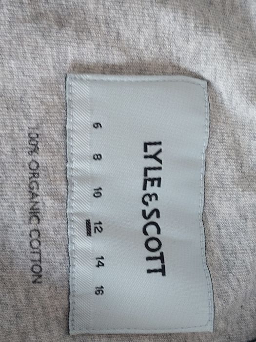 Tshirt męski z bawełny organicznej Lyle&scott L