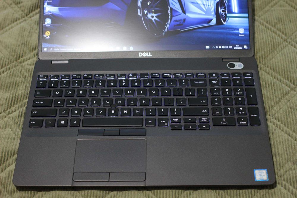 Ноутбук DELL5501/i5-9400H 8x/Mx150 2GB/16GB/SSD512/АКБ4ч/15.6 ips FHD