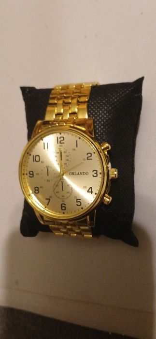 Pozłacany zegarek Orlando