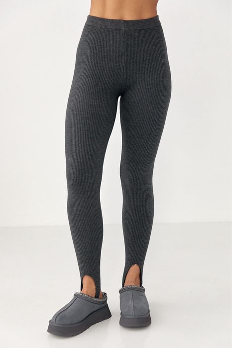 Жіночі лосини з штрипками на хутрі