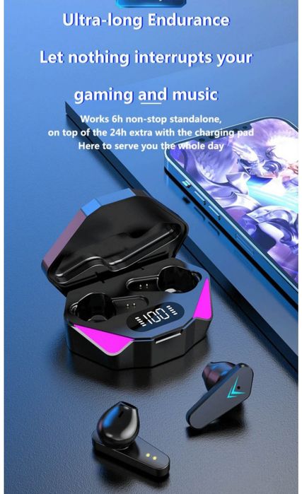 Наушники музыкальные с боксом.