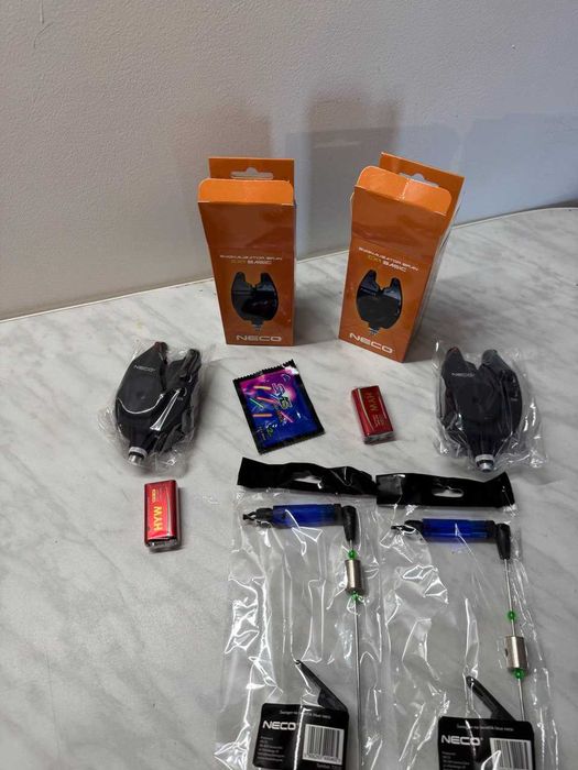 NOWY 2x swinger sygnalizator brań zestaw grunt wędkarstwo ryby ZESTAW