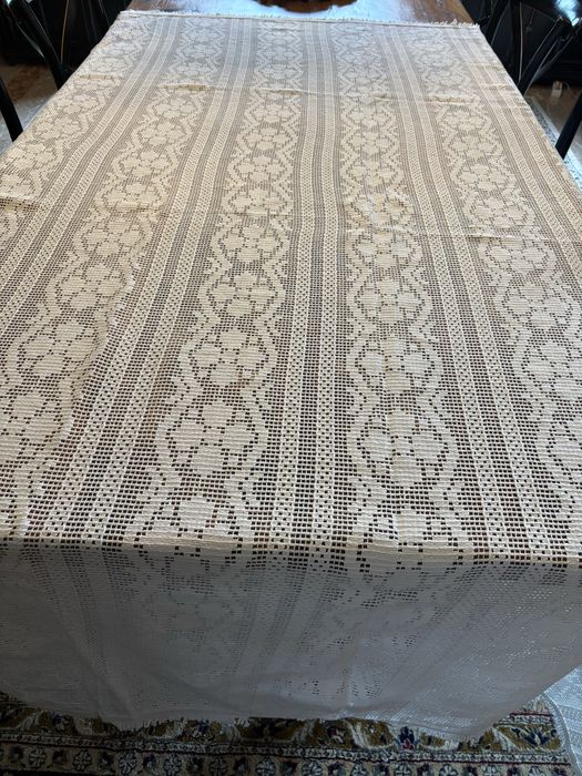 Toalha  tecido renda 140x215