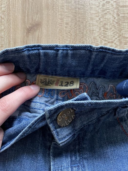 Spodnie, jeansy za kolano CoolClub chłopięce rozm. 128