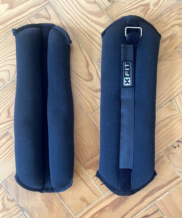Pesos XFit 1kg Acolchoados para Tornozelo/Pulso – Conforto e Qualidade